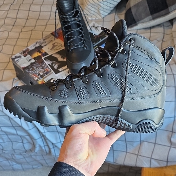 Jordan Black High-Top Sneakers